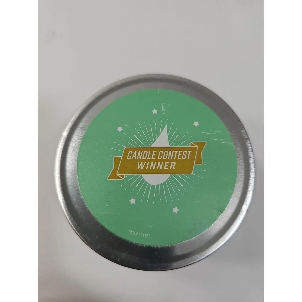 NEW Trader Joe's Eucalyptus Scented Candle 5.7oz Soy Wax - Lead Free Cotton Wick